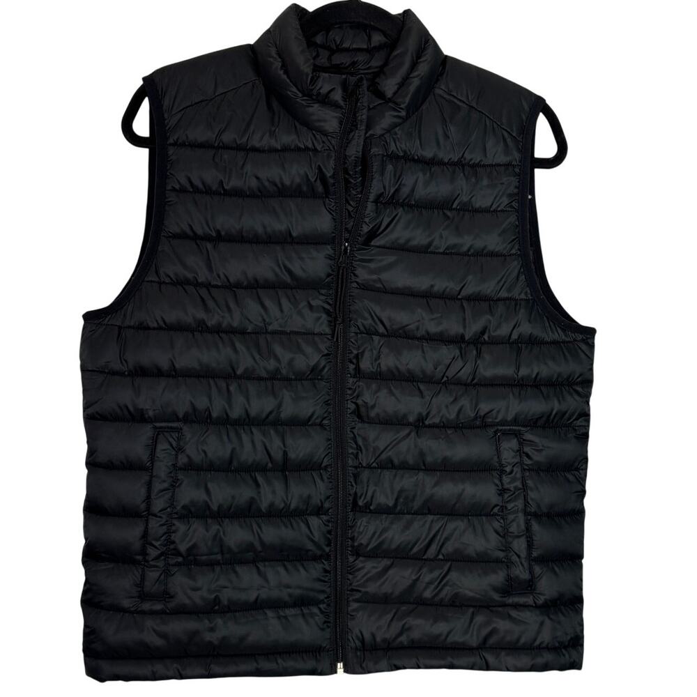 Aeropostale Womens Small Black Quilted Puffer Vest Y2K‎ Gorpcore Outdoor Casual